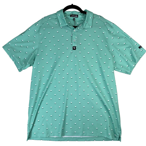 Bad Birdie Other - NWT Bad Birdie Aim Point Dusty Jade Men's Pique Polo Golf Shirt Size XXL